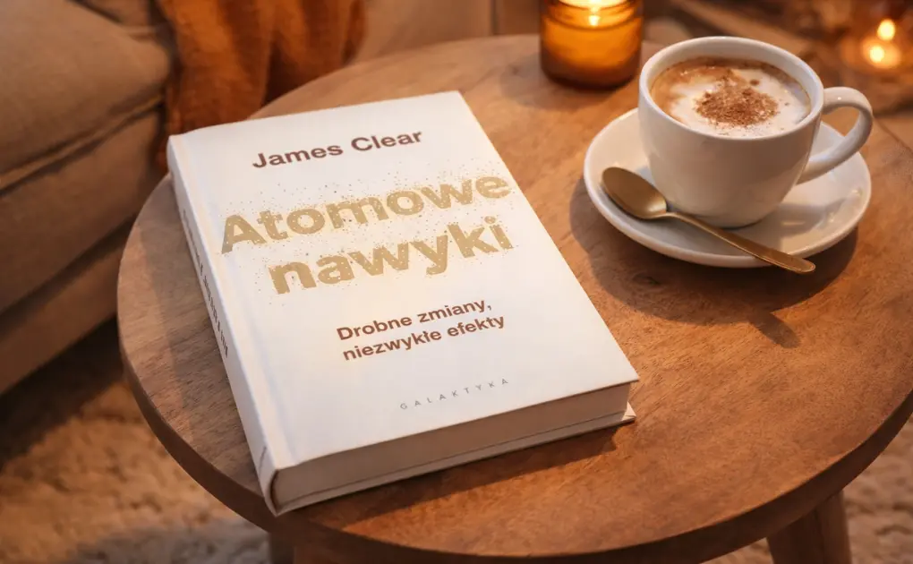 Okładka książki Atomowe nawyki Jamesa Cleara - recenzja dla rodziców.