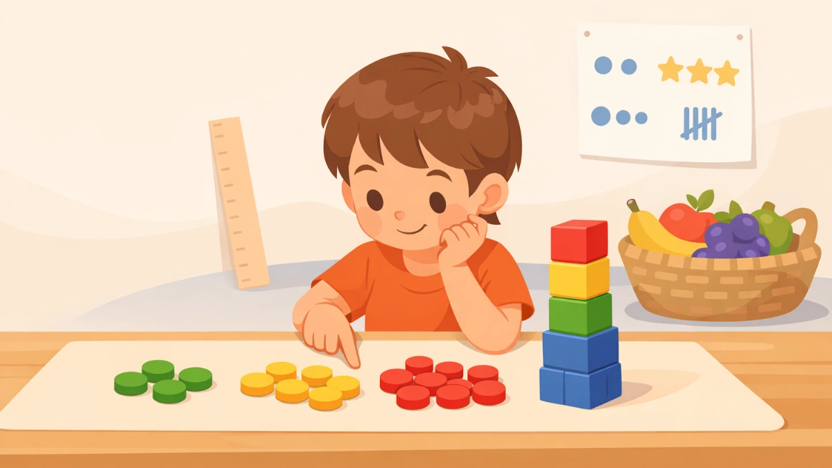 Dziecko liczy klocki – wczesne umiejętności matematyczne i koncept liczby przed pójściem do szkoły